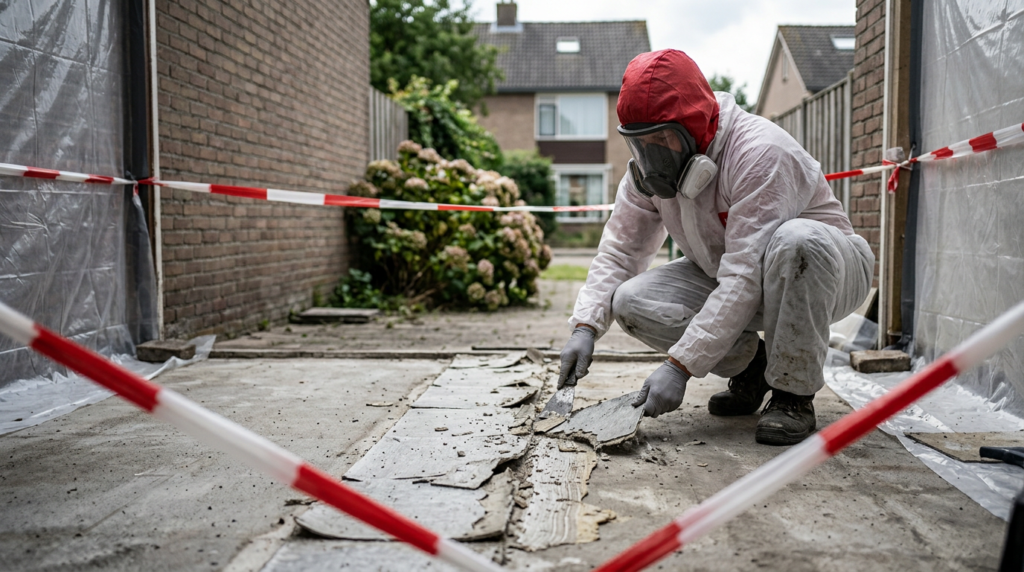 Asbest in vinyltegels herkennen, testen en veilig verwijderen