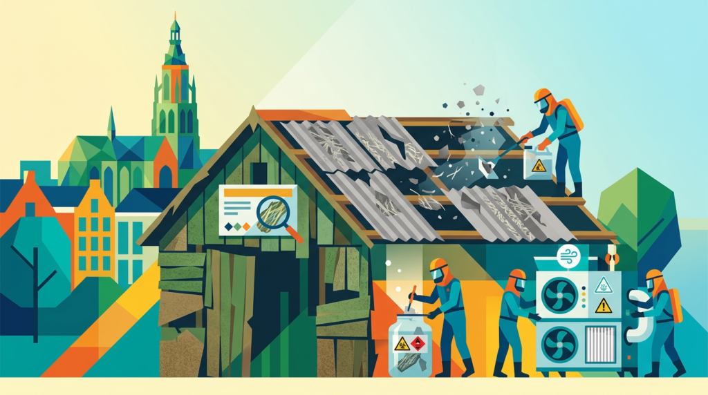 Asbest in schuur Breda - illustratie