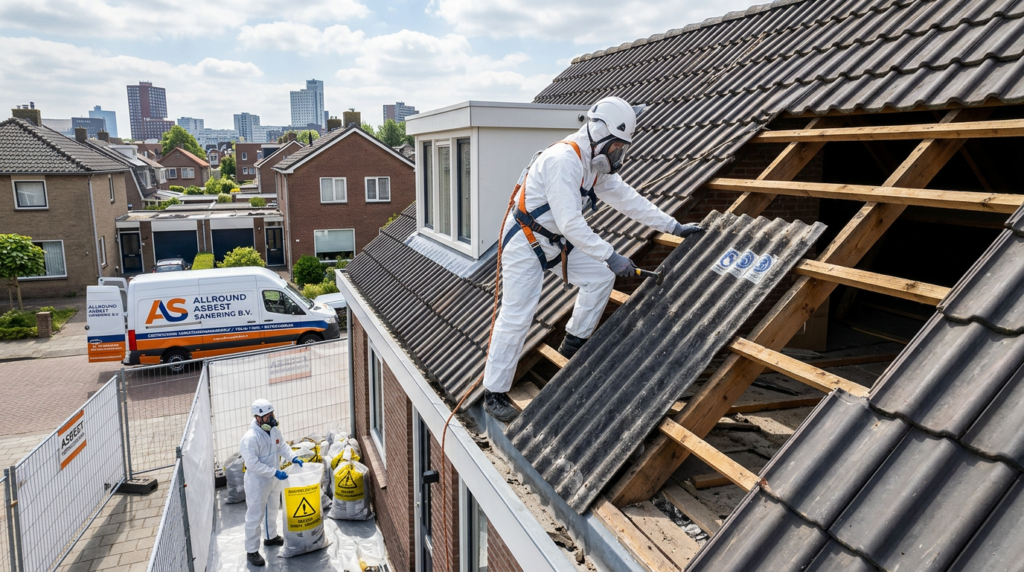 Professionele asbest verwijderen Vlaardingen door gecertificeerd saneringsbedrijf.