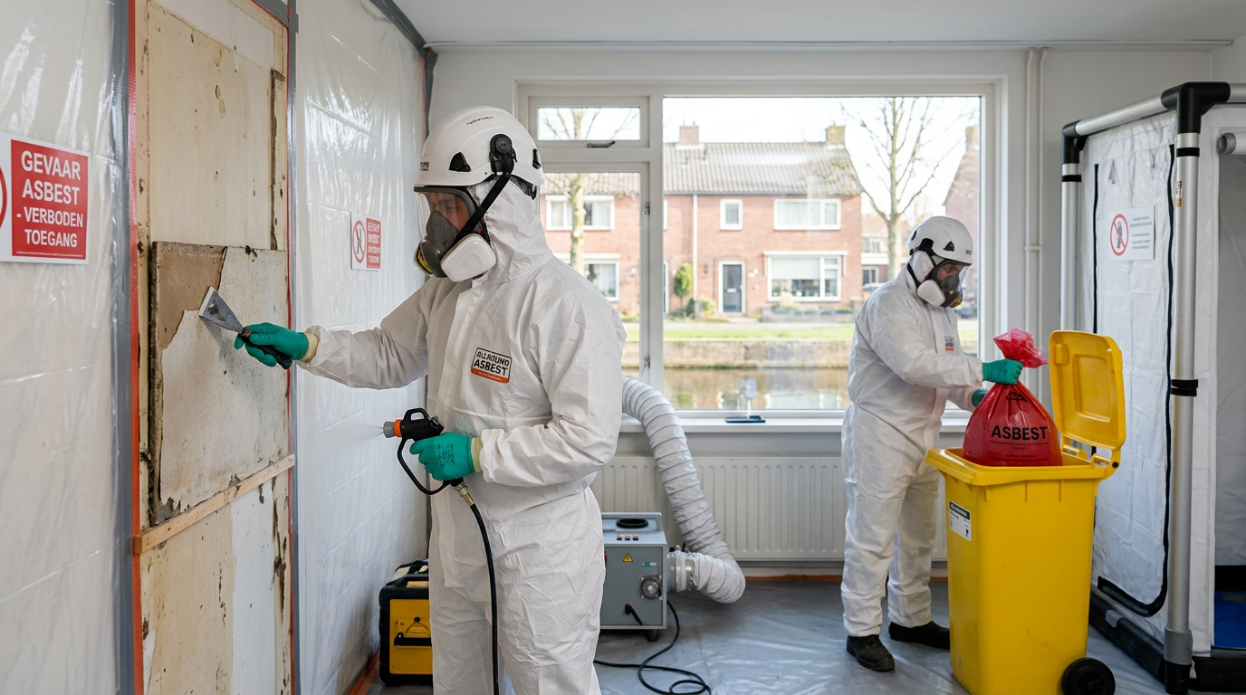 Beste asbestsaneringsbedrijf Nederland: veilige verwijdering van asbest door gecertificeerd bedrijf.