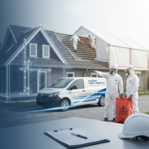 Voorbereiding van uw woning op asbestsanering door Allround Asbest Sanering B.V.