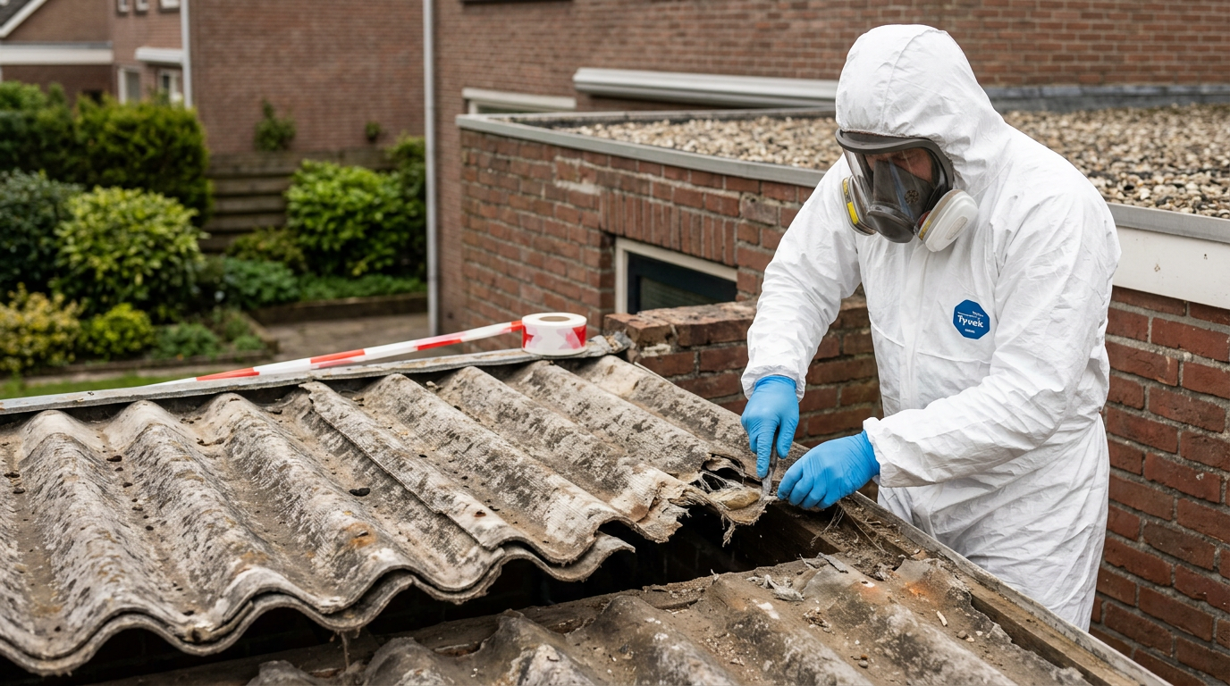 Wat te doen bij asbest vondst: een stappenplan voor veilige verwijdering door Allround Asbest Sanering.
