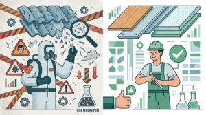 Asbest herkennen: visuele verschillen en wanneer testen voor veilige verwijdering.