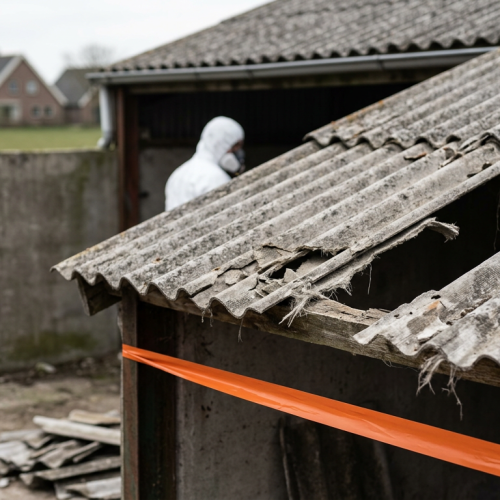 Veilig asbest golfplaten verwijderen door gecertificeerd saneringsbedrijf in Nederland.