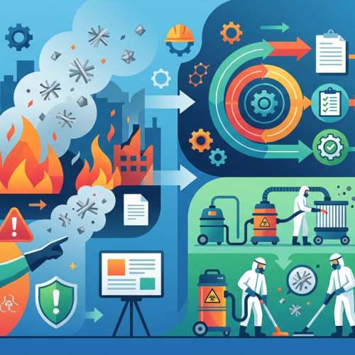 Asbest na brand Amsterdam: Protocol, Gevaren & Sanering - illustratie