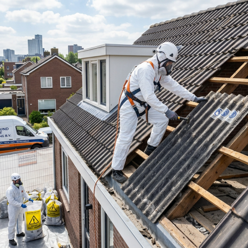 Professionele asbest verwijderen Vlaardingen door gecertificeerd saneringsbedrijf.