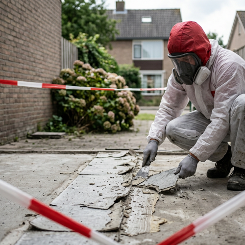 Asbest in vinyltegels herkennen, testen en veilig verwijderen